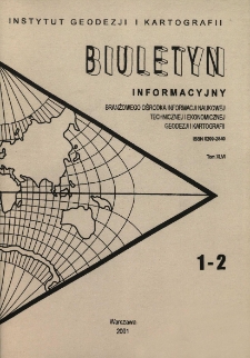 Biuletyn Informacyjny Tom XLVI nr 1-2 2001