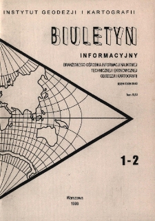 Biuletyn Informacyjny Tom XLIV nr 1-2 1999