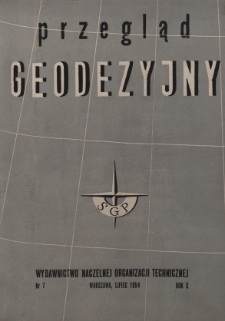 Geodezyjny Instytut Naukowo-Badawczy w latach 1945 - 54