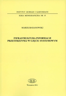 Infrastruktura informacji przestrzennej w ujęciu systemowym