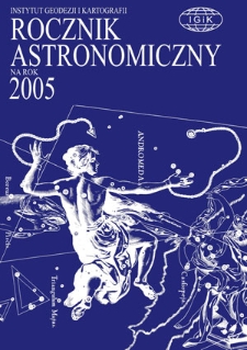 Rocznik Astronomiczny na rok 2005