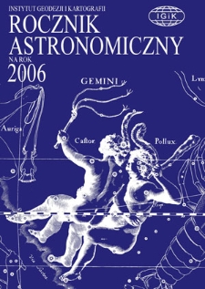 Rocznik Astronomiczny na rok 2006