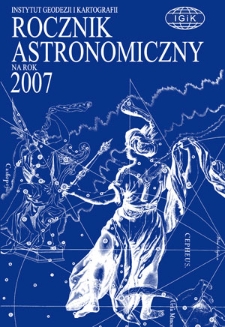Rocznik Astronomiczny na rok 2007