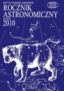 Rocznik Astronomiczny na rok 2010