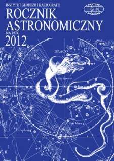 Rocznik Astronomiczny na rok 2012