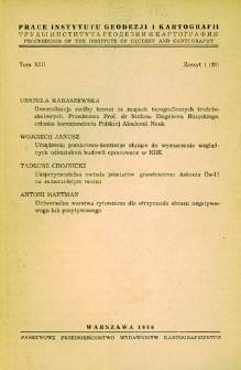 Generalizacja rzeźby terenu na mapach topograficznych średnioskalowych