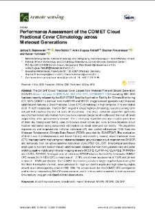 Performance Assessment of the COMET Cloud Fractional Cover Climatology across Meteosat Generations