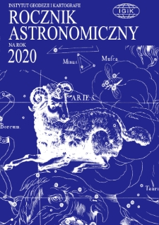 Rocznik Astronomiczny na rok 2020